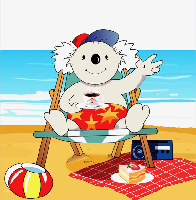Koala mascot for Mark Whitehead